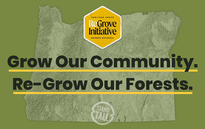 Grow our community. Re-grow our Forests.