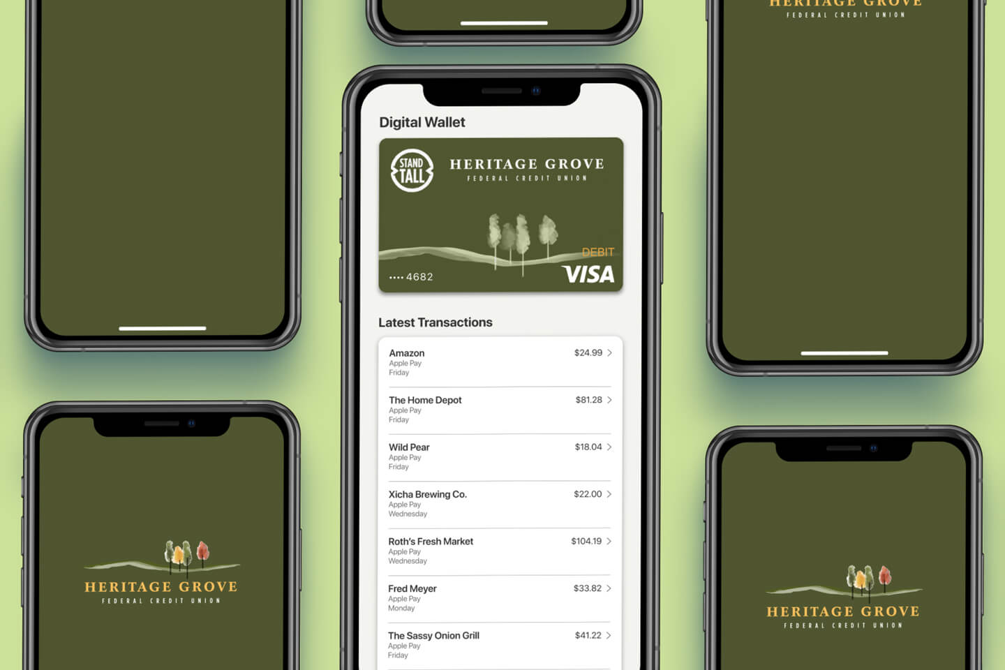 Heritage Grove digital wallet (desktop)